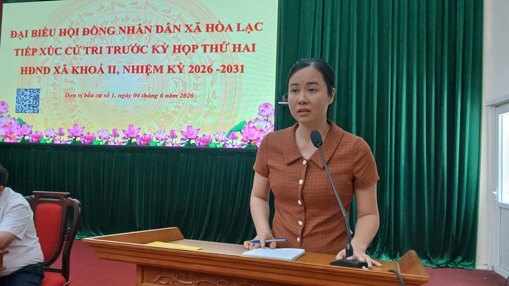 Đại biểu HĐND xã Hòa Lạc đơn vị bầu cử số 1, số 3 tiếp xúc cử tri trước kỳ họp thứ Hai, HĐND xã Hòa Lạc khóa II, nhiệm kỳ 2026 - 2031- Ảnh 12.