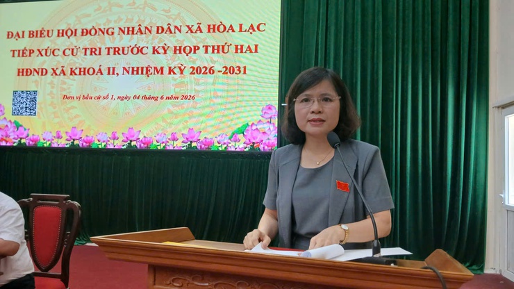 Đại biểu HĐND xã Hòa Lạc đơn vị bầu cử số 1, số 3 tiếp xúc cử tri trước kỳ họp thứ Hai, HĐND xã Hòa Lạc khóa II, nhiệm kỳ 2026 - 2031- Ảnh 16.