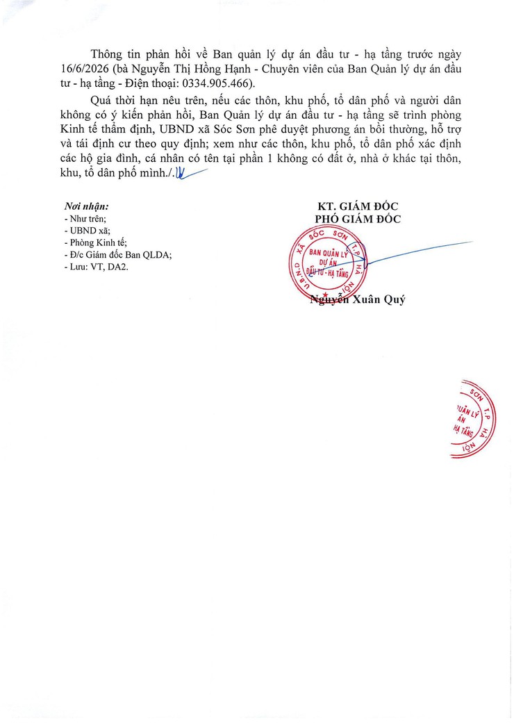 CÔNG KHAI XIN Ý KIẾN VỀ TÌNH TRẠNG ĐẤT Ở, NHÀ Ở KHÁC NGOÀI THỬA ĐẤT THU HỒI THỰC HIỆN CÔNG TÁC GPMB DỰ ÁN MỞ RỘNG QL3 THEO QUY HOẠCH- Ảnh 2.