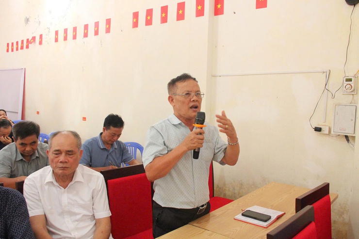 Đồng chí Chủ tịch UBND xã Hòa Lạc dự sinh hoạt thường kỳ tại Chi bộ thôn 6- Ảnh 5.