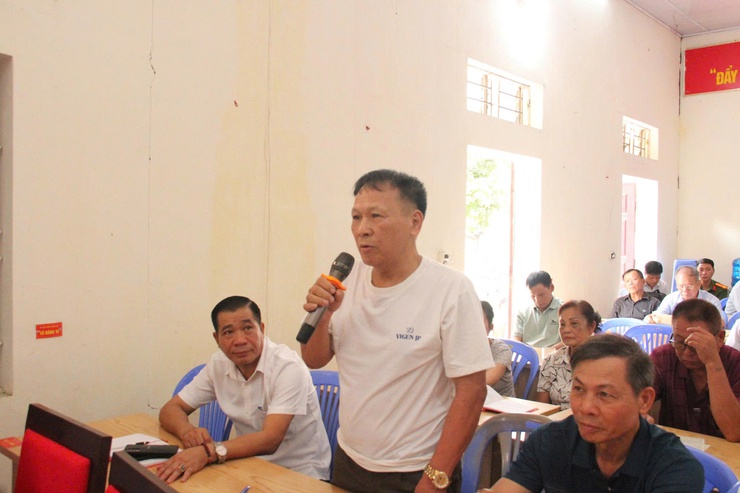 Đồng chí Chủ tịch UBND xã Hòa Lạc dự sinh hoạt thường kỳ tại Chi bộ thôn 6- Ảnh 6.