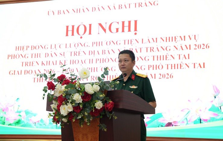 Xã Bát Tràng hiệp đồng lực lượng, phương tiện, chủ động ứng phó thiên tai và sự cố năm 2026- Ảnh 2.
