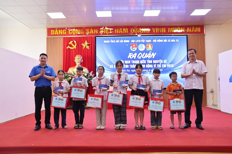 TUỔI TRẺ HOÀ XÁ RA QUÂN CHIẾN DỊCH THANH NIÊN TÌNH NGUYỆN HÈ 2026: XUNG KÍCH, SÁNG TẠO, VÌ CỘNG ĐỒNG- Ảnh 4.