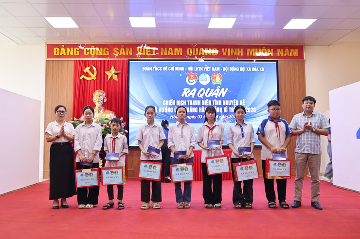 TUỔI TRẺ HOÀ XÁ RA QUÂN CHIẾN DỊCH THANH NIÊN TÌNH NGUYỆN HÈ 2026: XUNG KÍCH, SÁNG TẠO, VÌ CỘNG ĐỒNG- Ảnh 5.