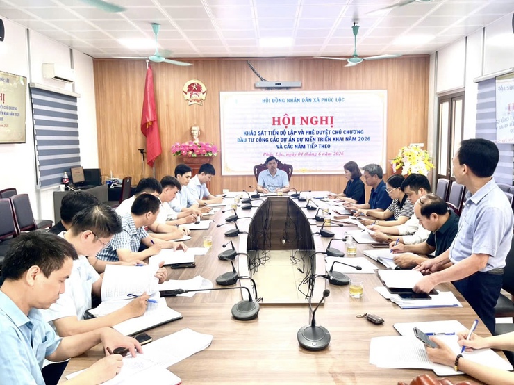 THƯỜNG TRỰC HĐND XÃ PHÚC LỘC KHẢO SÁT TIẾN ĐỘ LẬP, PHÊ DUYỆT CHỦ TRƯƠNG ĐẦU TƯ CÔNG CÁC DỰ ÁN TRÊN ĐỊA BÀN- Ảnh 1.