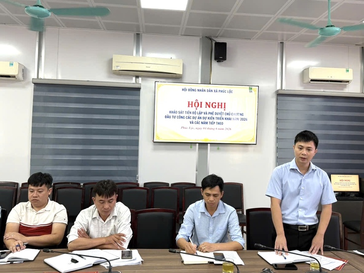 THƯỜNG TRỰC HĐND XÃ PHÚC LỘC KHẢO SÁT TIẾN ĐỘ LẬP, PHÊ DUYỆT CHỦ TRƯƠNG ĐẦU TƯ CÔNG CÁC DỰ ÁN TRÊN ĐỊA BÀN- Ảnh 4.