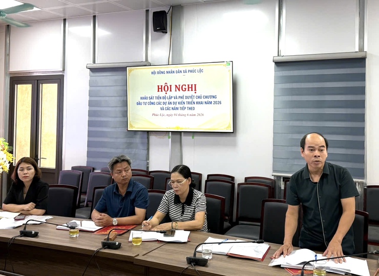 THƯỜNG TRỰC HĐND XÃ PHÚC LỘC KHẢO SÁT TIẾN ĐỘ LẬP, PHÊ DUYỆT CHỦ TRƯƠNG ĐẦU TƯ CÔNG CÁC DỰ ÁN TRÊN ĐỊA BÀN- Ảnh 6.