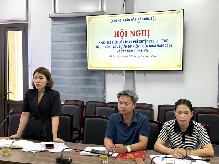 THƯỜNG TRỰC HĐND XÃ PHÚC LỘC KHẢO SÁT TIẾN ĐỘ LẬP, PHÊ DUYỆT CHỦ TRƯƠNG ĐẦU TƯ CÔNG CÁC DỰ ÁN TRÊN ĐỊA BÀN- Ảnh 3.