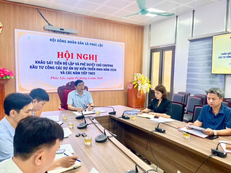 THƯỜNG TRỰC HĐND XÃ PHÚC LỘC KHẢO SÁT TIẾN ĐỘ LẬP, PHÊ DUYỆT CHỦ TRƯƠNG ĐẦU TƯ CÔNG CÁC DỰ ÁN TRÊN ĐỊA BÀN- Ảnh 2.