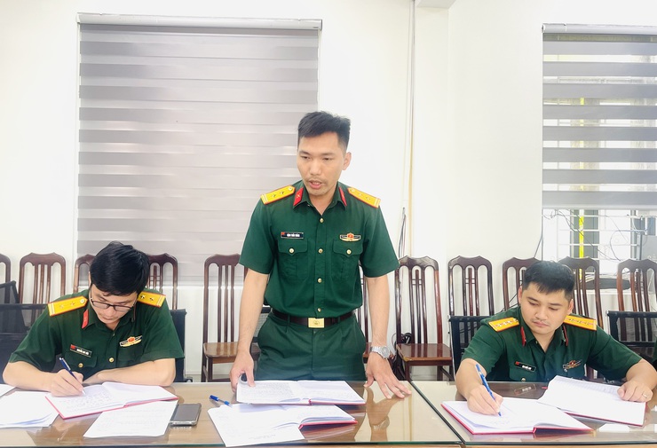 Chi bộ Quân sự xã Phúc Lộc tổ chức sinh hoạt định kỳ tháng 6/2026- Ảnh 3.