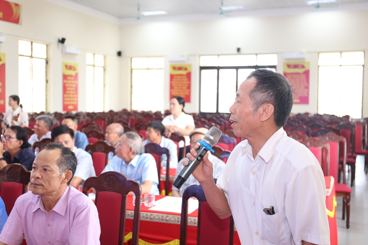 Xã Bất Bạt lấy ý kiến hoàn thiện Đề án sắp xếp thôn trên địa bàn xã.- Ảnh 5.
