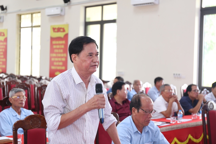 Xã Bất Bạt lấy ý kiến hoàn thiện Đề án sắp xếp thôn trên địa bàn xã.- Ảnh 6.