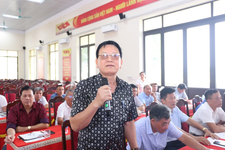 Xã Bất Bạt lấy ý kiến hoàn thiện Đề án sắp xếp thôn trên địa bàn xã.- Ảnh 7.
