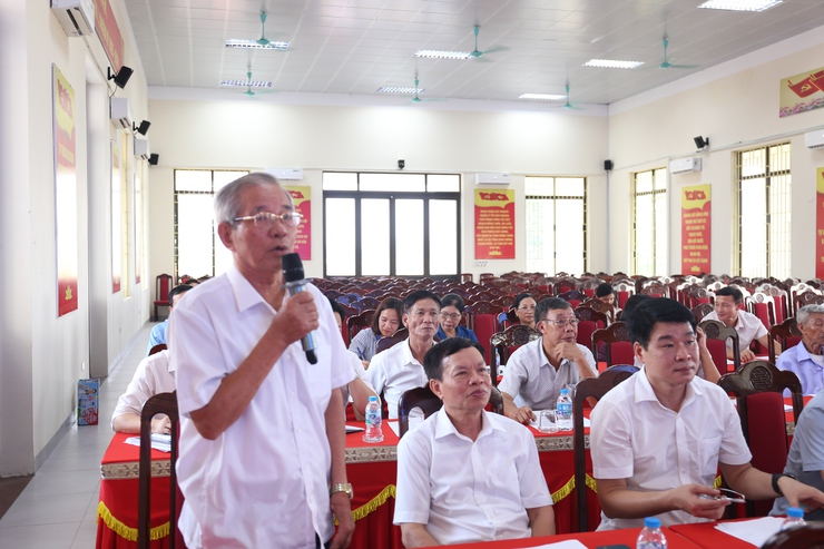 Xã Bất Bạt lấy ý kiến hoàn thiện Đề án sắp xếp thôn trên địa bàn xã.- Ảnh 8.