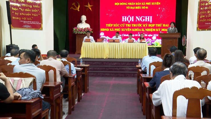 Tổ đại biểu số 1 HĐND xã tiếp xúc cử tri tại các thôn Phú Mỹ, Thao Chính, Mỹ Lâm, Đông Đoài, Đại Nam- Ảnh 4.