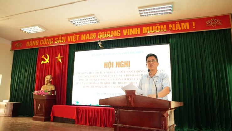 Hội nghị thông báo kế hoạch, tiến độ thực hiện dự án mở rộng đường khu Cửa Đình Hiệp - Ảnh 3.