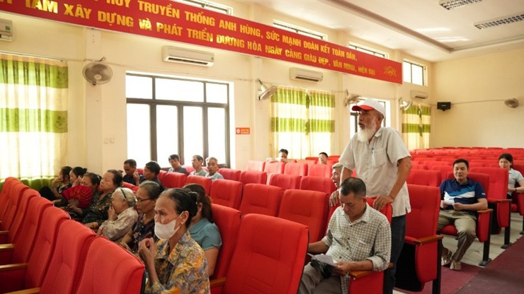 Hội nghị thông báo kế hoạch, tiến độ thực hiện dự án mở rộng đường khu Cửa Đình Hiệp - Ảnh 4.