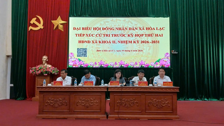 Đại biểu HĐND xã Hòa Lạc đơn vị bầu cử số 1, số 3 tiếp xúc cử tri trước kỳ họp thứ Hai, HĐND xã Hòa Lạc khóa II, nhiệm kỳ 2026 - 2031- Ảnh 2.