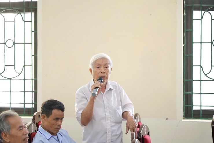 Hội nghị lấy ý kiến cơ quan, tổ chức, cá nhân và cộng đồng dân cư về đồ án: Quy hoạch tổng thể mặt bằng tỷ lệ 1/500 và phương án kiến trúc dự án: Xây dựng trường THPT- Ảnh 10.