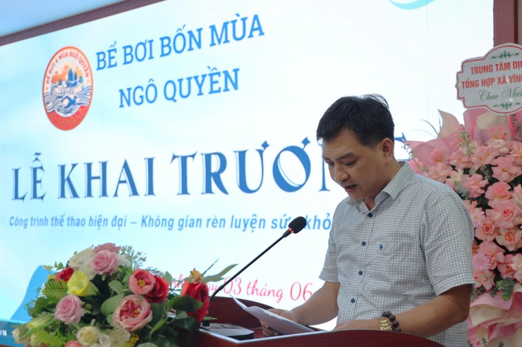 KHAI TRƯƠNG BỂ BƠI BỐN MÙA NGÔ QUYỀN: CHUNG TAY PHỔ CẬP KỸ NĂNG BƠI LỘI, PHÒNG CHỐNG ĐUỐI NƯỚC- Ảnh 5.