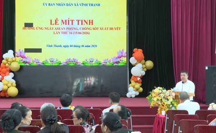 XÃ VĨNH THANH TỔ CHỨC HỘI NGHỊ HƯỞNG ỨNG NGÀY ASEAN PHÒNG, CHỐNG SỐT XUẤT HUYẾT LẦN THỨ 16 NĂM 2026- Ảnh 6.