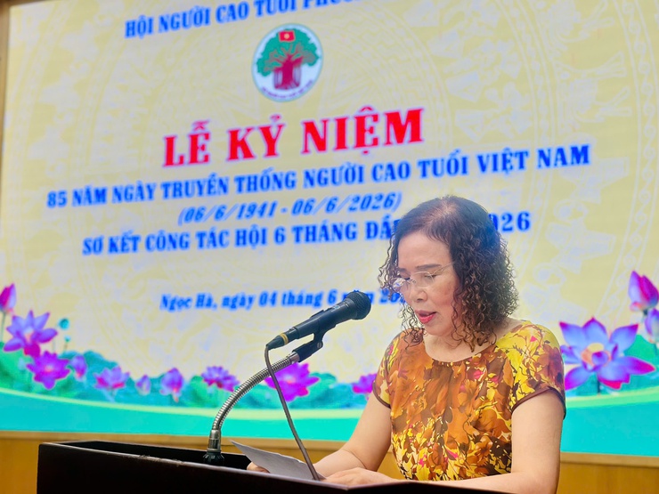Lễ kỷ niệm 85 năm Ngày truyền thống Người cao tuổi Việt Nam- Ảnh 1.