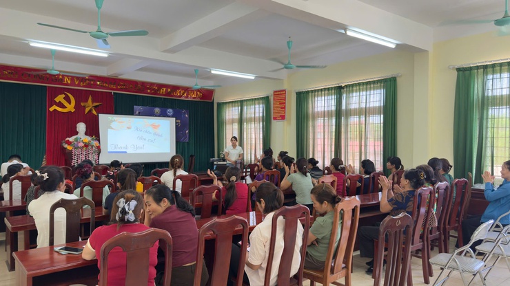 TRẠM Y TẾ XÃ DÂN HOÀ TỔ CHỨC TẬP HUẤN PHÒNG, CHỐNG SỐT XUẤT HUYẾT - Ảnh 1.