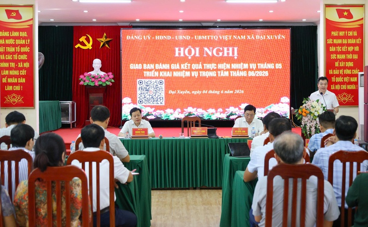 Hội nghị giao ban công tác tháng 5, triển khai nhiệm vụ trọng tâm tháng 6 năm 2026- Ảnh 4.