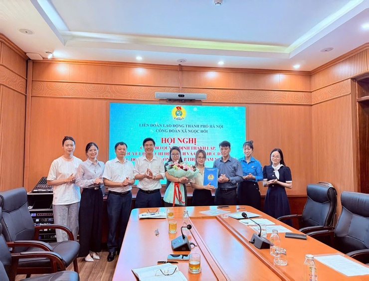 CÔNG ĐOÀN XÃ NGỌC HỒI CÔNG BỐ QUYẾT ĐỊNH THÀNH LẬP CÔNG ĐOÀN CƠ SỞ CÔNG TY CỔ PHẦN THỰC PHẨM TRỌNG TÍN- Ảnh 3.
