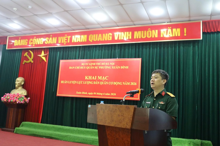 84 học viên tham gia huấn luyện dân quân cơ động năm 2026- Ảnh 3.