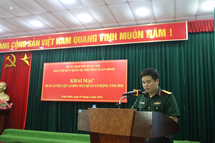 84 học viên tham gia huấn luyện dân quân cơ động năm 2026- Ảnh 2.