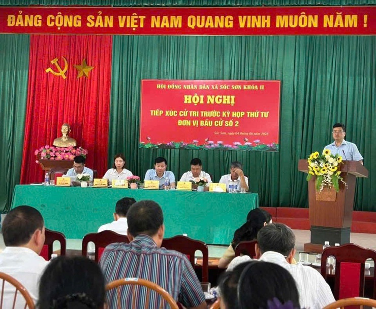 ĐẠI BIỂU HĐND XÃ SÓC SƠN TIẾP XÚC CỬ TRI TRƯỚC KỲ HỌP THƯỜNG LỆ GIỮA NĂM 2026 – ĐƠN VỊ BẦU CỬ SỐ 2- Ảnh 3.