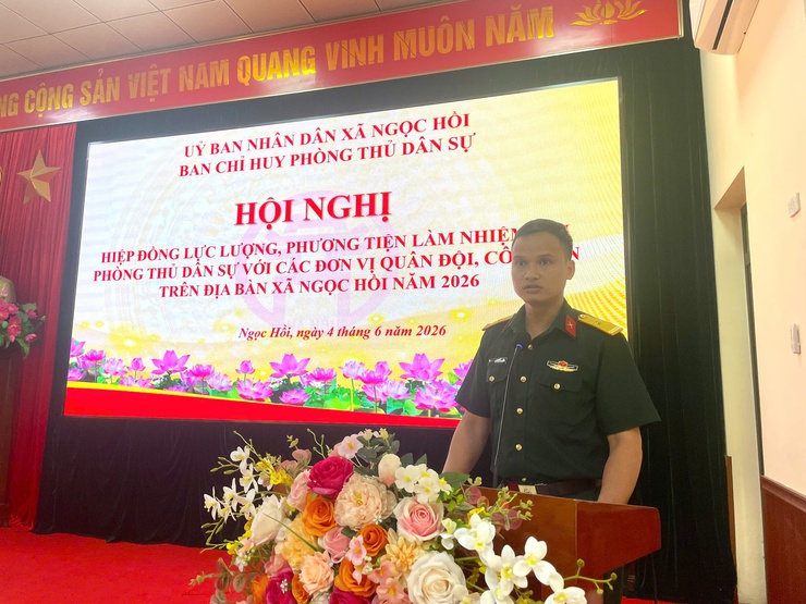 Hội nghị hiệp đồng lực lượng phòng thủ dân sự năm 2026- Ảnh 3.
