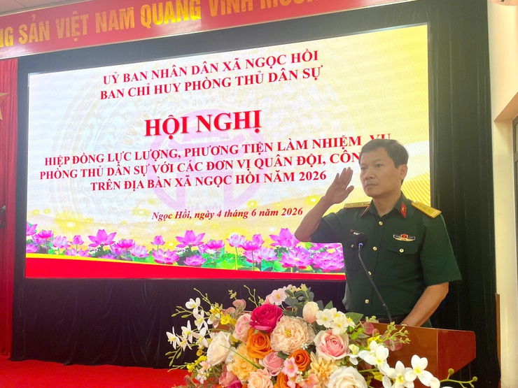 Hội nghị hiệp đồng lực lượng phòng thủ dân sự năm 2026- Ảnh 4.