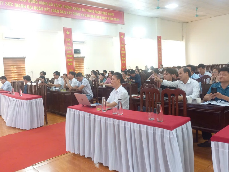 UBND xã Dân Hòa tổ chức tập huấn Hệ thống HanoiWork và đánh giá cán bộ theo OKR/KPI- Ảnh 2.