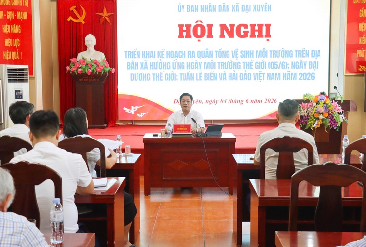 Hội nghị triển khai kế hoạch ra quân tổng vệ sinh môi trường hưởng ứng Ngày Môi trường thế giới năm 2026- Ảnh 1.