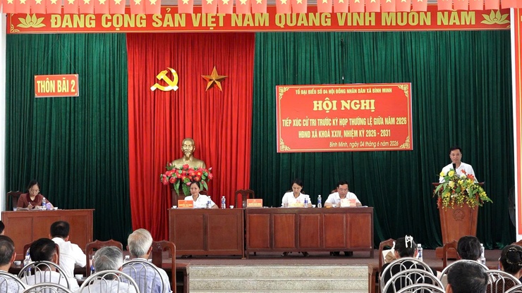 Tổ đại biểu số 02, 04 HĐND xã Bình Minh tiếp xúc cử tri trước kỳ họp thường lệ giữa năm 2026 - Ảnh 7.