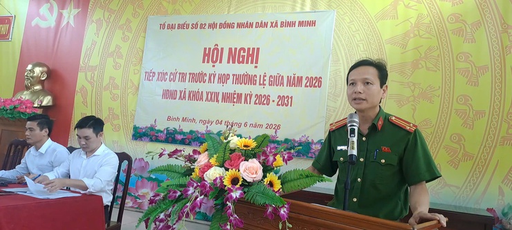 Tổ đại biểu số 02, 04 HĐND xã Bình Minh tiếp xúc cử tri trước kỳ họp thường lệ giữa năm 2026 - Ảnh 8.