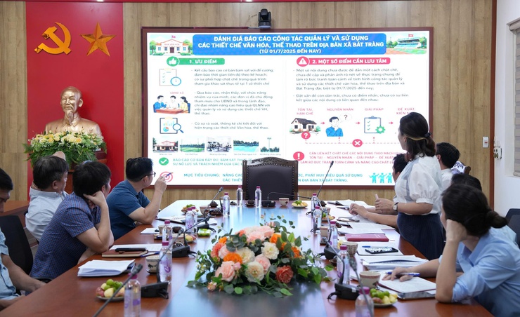 Ban Văn hóa - Xã hội HĐND xã Bát Tràng giám sát công tác quản lý, sử dụng các Nhà văn hóa, các khu thể thao trên địa bàn- Ảnh 4.