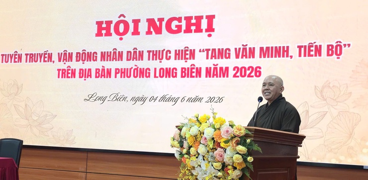 Ủy ban MTTQ Việt Nam phường Long Biên tổ chức Hội nghị tuyên truyền, vận động Nhân dân thực hiện nếp sống văn minh, tiến bộ trong việc tang năm 2026- Ảnh 3.