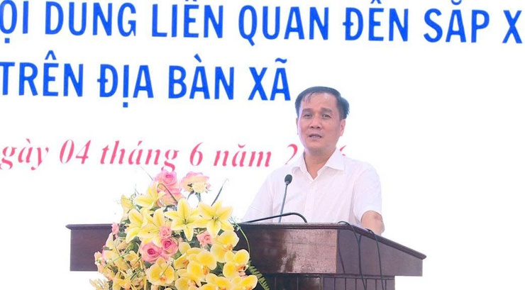 Hội nghị triển khai một số nội dung liên quan đến sắp xếp thôn trên địa bàn xã Phúc Lộc- Ảnh 3.