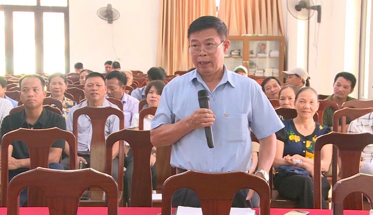 UBND xã tổ chức Hội nghị làm việc với các chủ trang trại trên địa bàn- Ảnh 4.