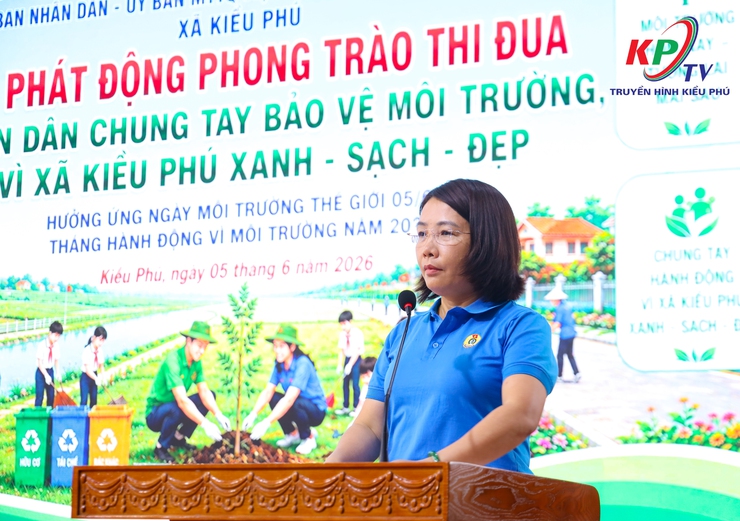 Xã Kiều Phú tổ chức Lễ phát động Phong trào thi đua toàn dân chung sức bảo vệ môi trường.- Ảnh 4.