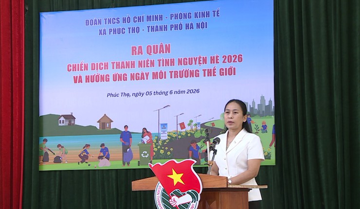 PHÚC THỌ RA QUÂN CHIẾN DỊCH THANH NIÊN TÌNH NGUYỆN HÈ NĂM 2026- Ảnh 1.