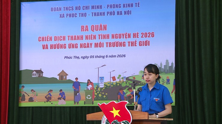 PHÚC THỌ RA QUÂN CHIẾN DỊCH THANH NIÊN TÌNH NGUYỆN HÈ NĂM 2026- Ảnh 2.
