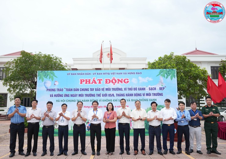 XÃ HƯNG ĐẠO PHÁT ĐỘNG PHONG TRÀO “TOÀN DÂN CHUNG TAY BẢO VỆ MÔI TRƯỜNG VÌ THỦ ĐÔ XANH – SẠCH – ĐẸP” VÀ HƯỞNG ỨNG NGÀY MÔI TRƯỜNG THẾ GIỚI 05/6- Ảnh 1.