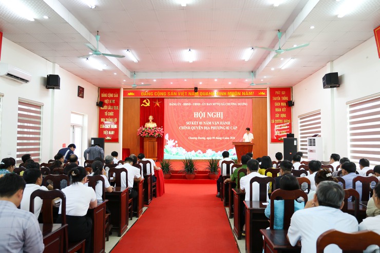 Xã Chương Dương đạt nhiều kết quả tích cực sau 01 năm vận hành chính quyền địa phương 02 cấp- Ảnh 1.