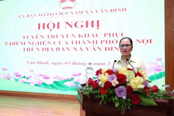 Tháo gỡ “5 điểm nghẽn” để xây dựng Vân Đình văn minh- Ảnh 1.