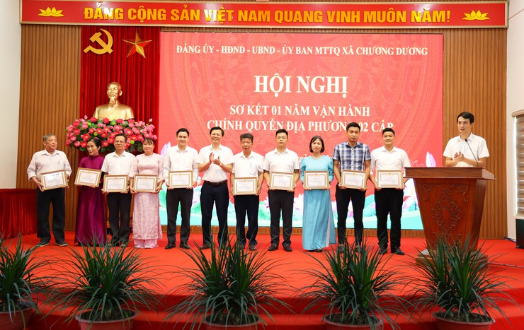 Xã Chương Dương đạt nhiều kết quả tích cực sau 01 năm vận hành chính quyền địa phương 02 cấp- Ảnh 3.