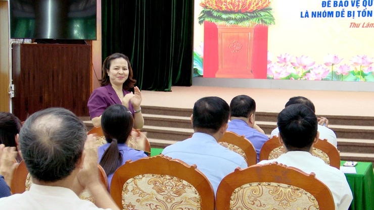 XÃ THƯ LÂM TỔ CHỨC HỘI NGHỊ TUYÊN TRUYỀN PHÁP LUẬT VỀ NGHỊ QUYẾT SỐ 205/2025/QH15 CỦA QUỐC HỘI- Ảnh 2.